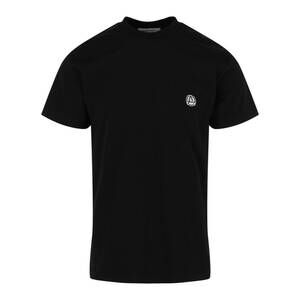 NEW AMBUSH men's emblem basic t-shirt in black off white